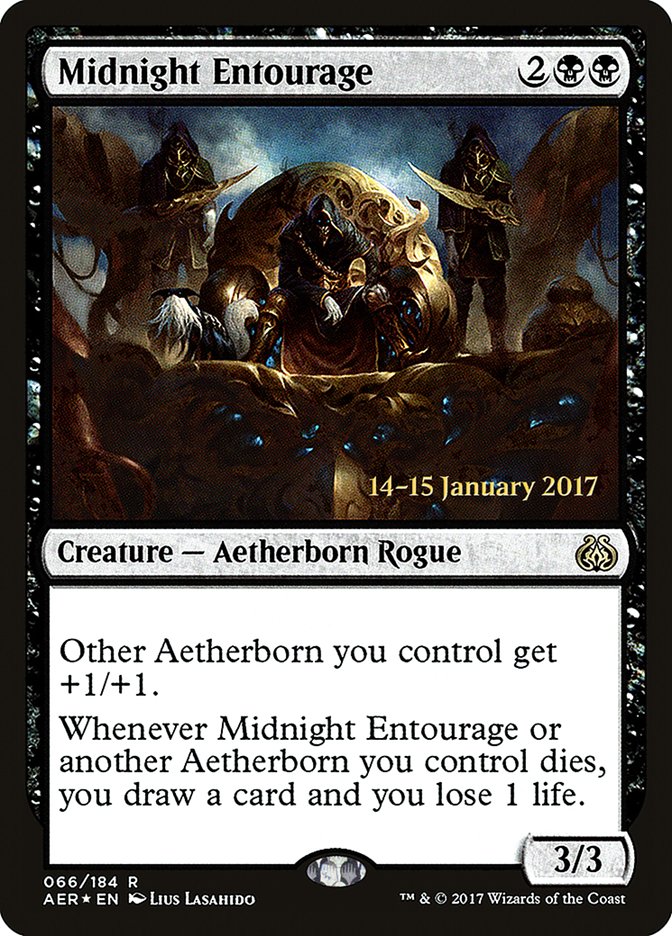 Midnight Entourage [Aether Revolt Prerelease Promos] | The CG Realm
