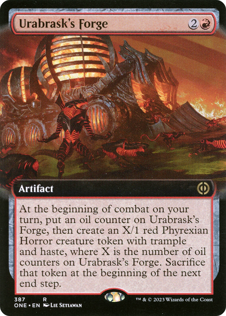 Urabrask's Forge (Extended Art) [Phyrexia: All Will Be One] | The CG Realm