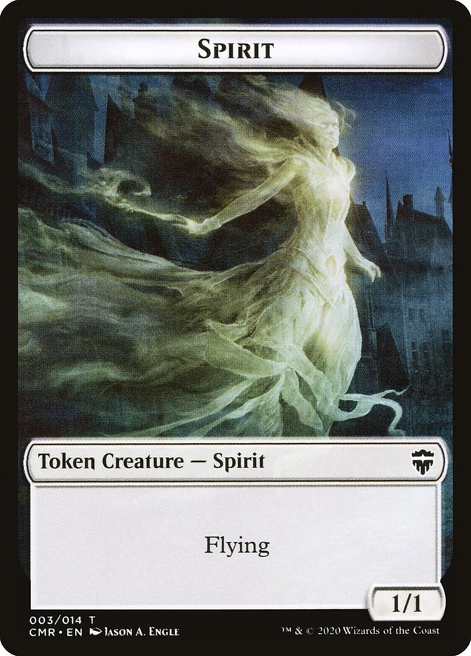 Angel // Spirit Double-Sided Token [Commander Legends Tokens] | The CG Realm