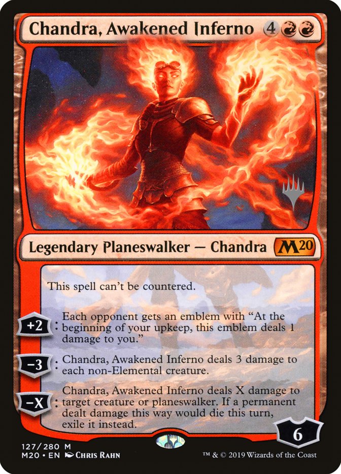 Chandra, Awakened Inferno (Promo Pack) [Core Set 2020 Promos] | The CG Realm