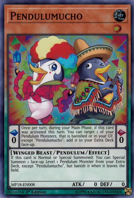 Pendulumucho [MP18-EN008] Super Rare | The CG Realm