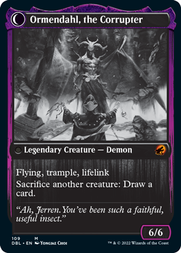 Jerren, Corrupted Bishop (DBL-109) - Innistrad: Double Feature: (Double Faced Transform)