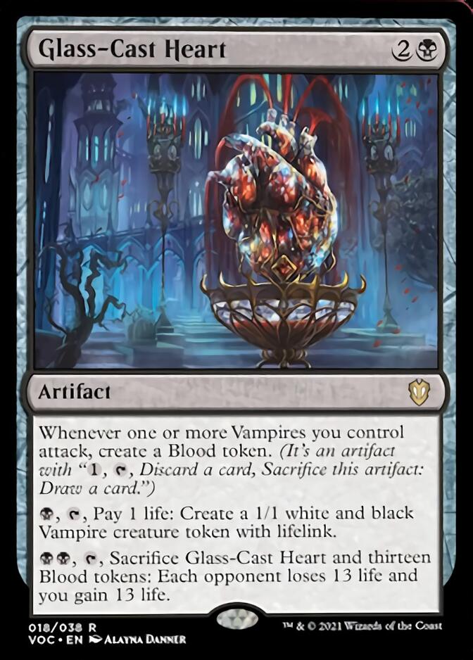 Glass-Cast Heart [Innistrad: Crimson Vow Commander] | The CG Realm