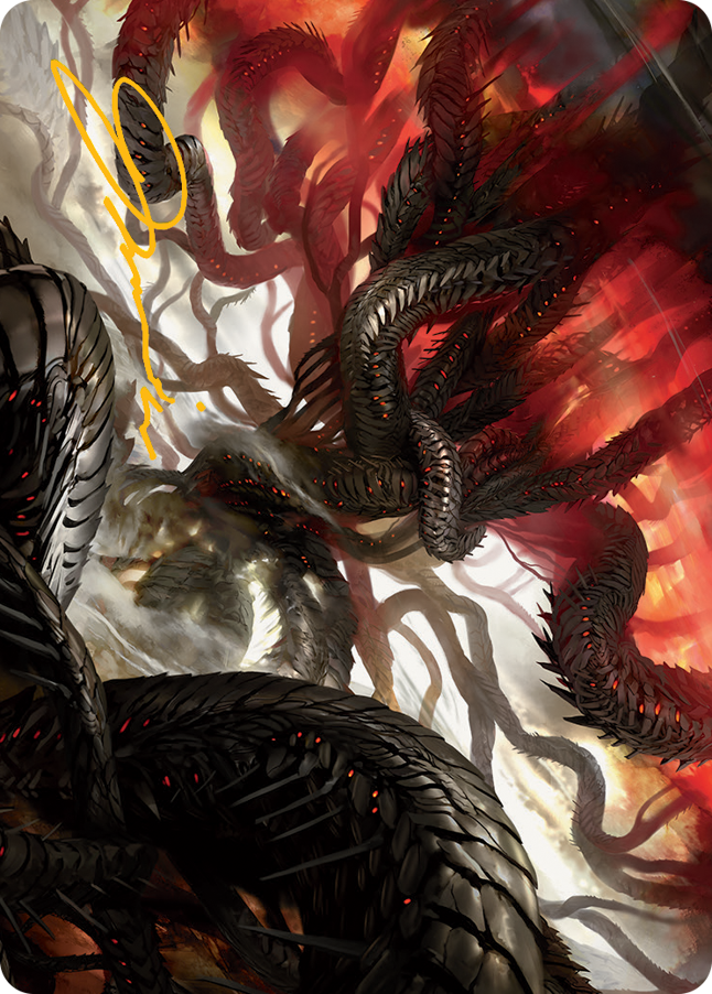 Realmbreaker, the Invasion Tree Art Card (Gold-Stamped Signature) [March of the Machine Art Series] | The CG Realm