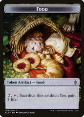 Faerie // Food (17) Double-Sided Token [Throne of Eldraine Tokens] | The CG Realm