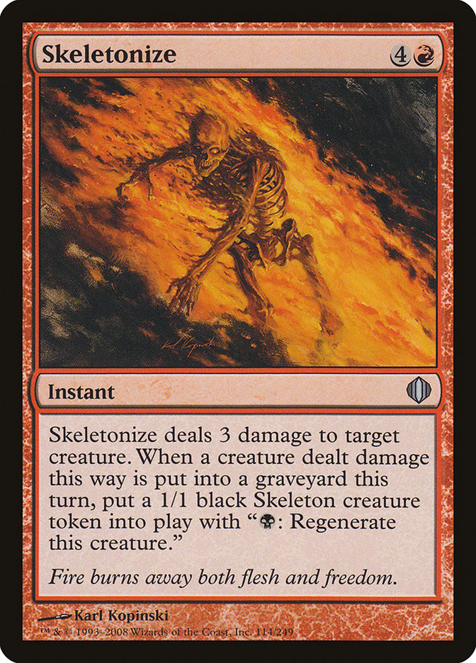 Skeletonize [Shards of Alara] | The CG Realm
