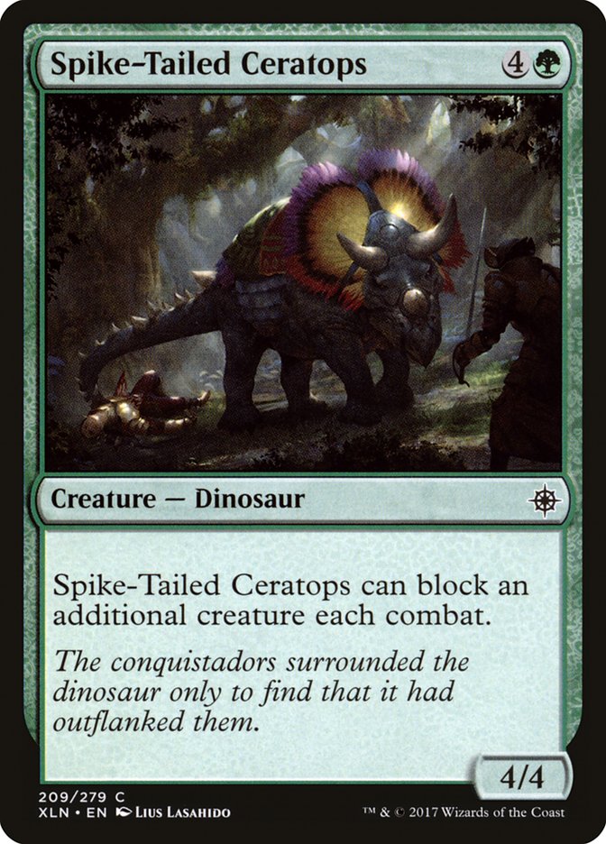 Spike-Tailed Ceratops [Ixalan] | The CG Realm