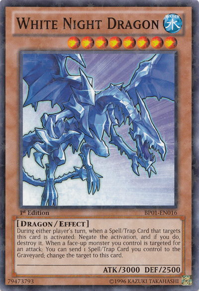 White Night Dragon [BP01-EN016] Starfoil Rare | The CG Realm