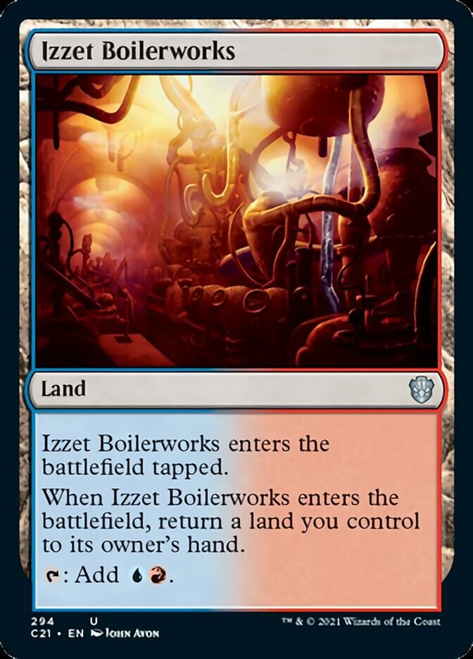 Izzet Boilerworks [Commander 2021] | The CG Realm