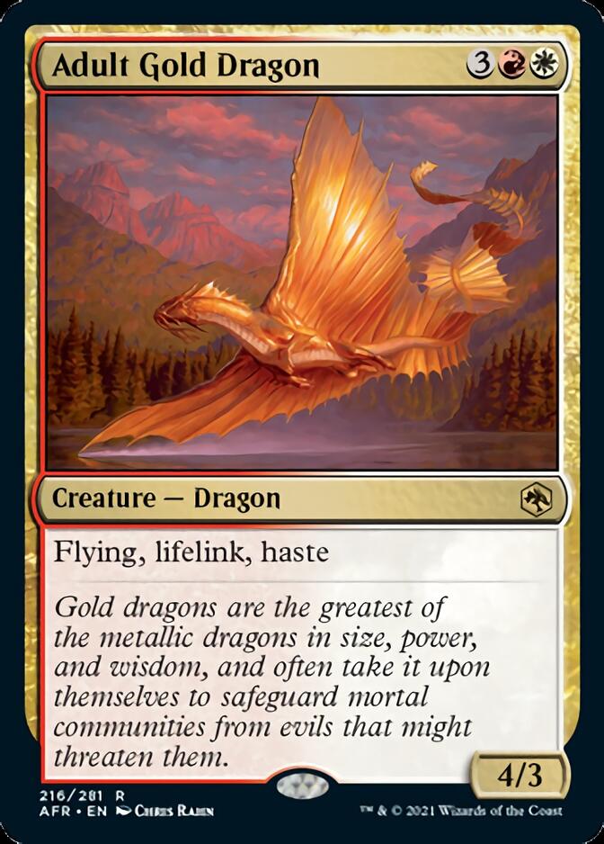 Adult Gold Dragon [Dungeons & Dragons: Adventures in the Forgotten Realms] | The CG Realm