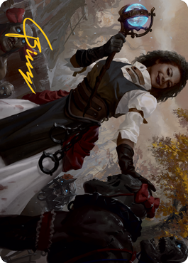 Skaab Wrangler Art Card (Gold-Stamped Signature) [Innistrad: Midnight Hunt Art Series] | The CG Realm