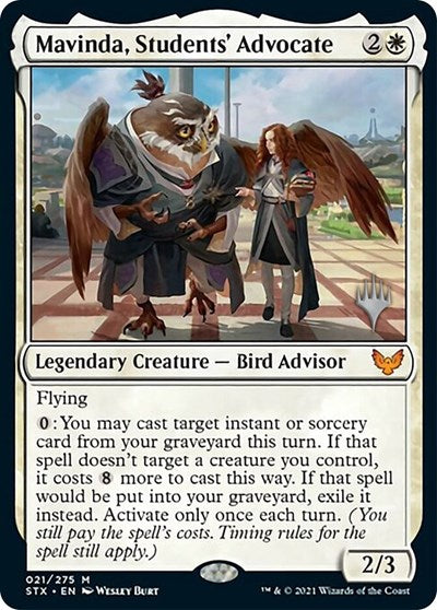 Mavinda, Students' Advocate (Promo Pack) [Strixhaven: School of Mages Promos] | The CG Realm