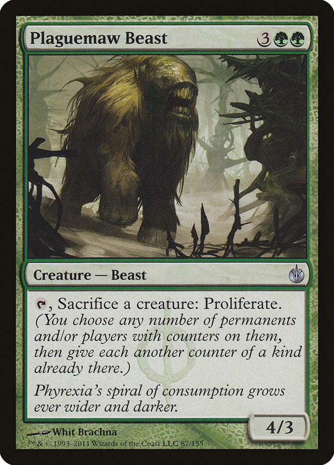 Plaguemaw Beast [Mirrodin Besieged] | The CG Realm