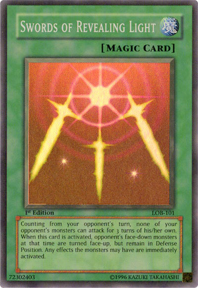 Swords of Revealing Light [LOB-101] Super Rare | The CG Realm