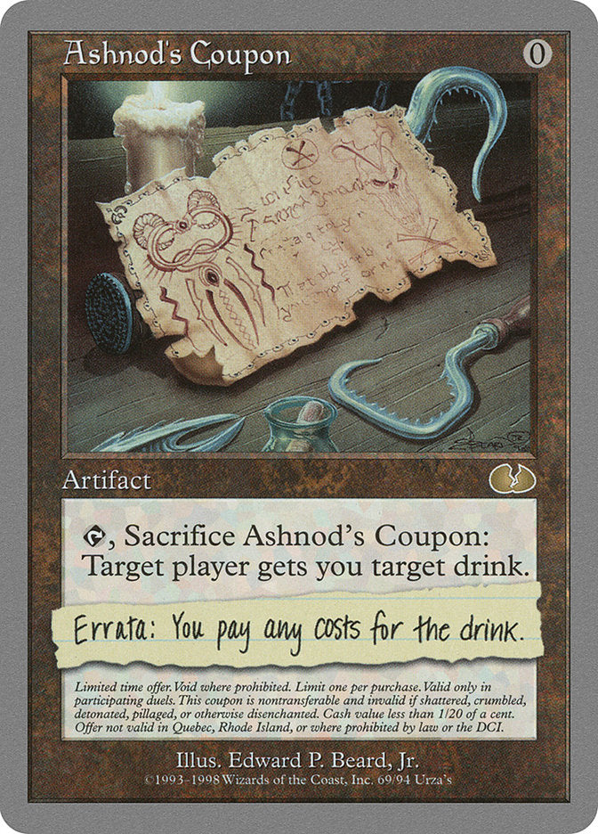 Ashnod's Coupon [Unglued] | The CG Realm