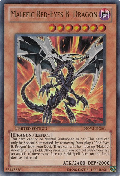Malefic Red-Eyes B. Dragon [MOV2-EN001] Ultra Rare | The CG Realm