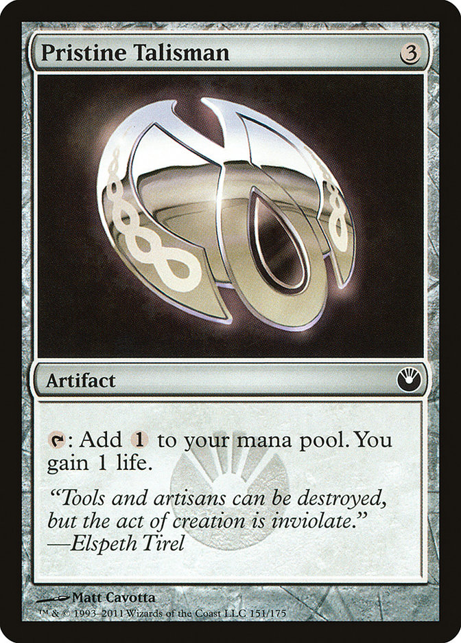 Pristine Talisman (Game Day) [New Phyrexia Promos] | The CG Realm