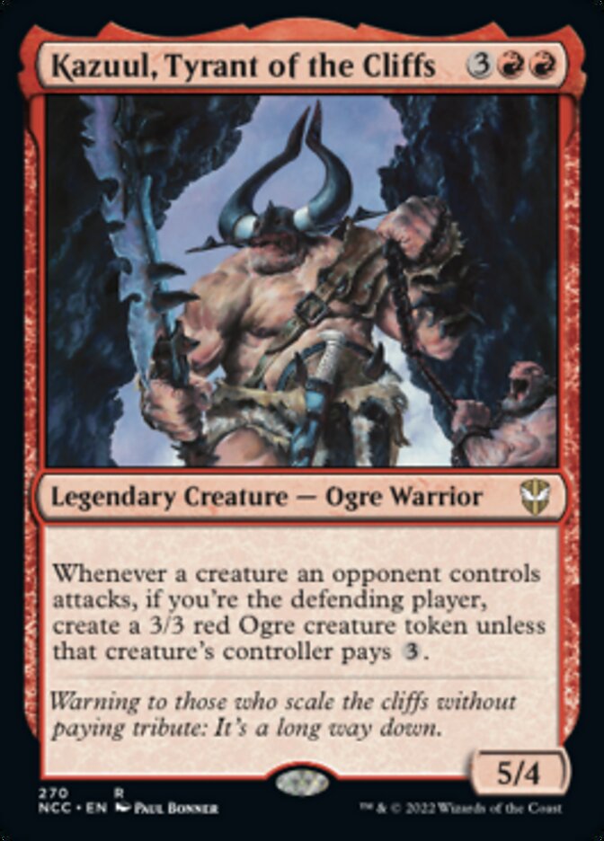 Kazuul, Tyrant of the Cliffs [Streets of New Capenna Commander] | The CG Realm