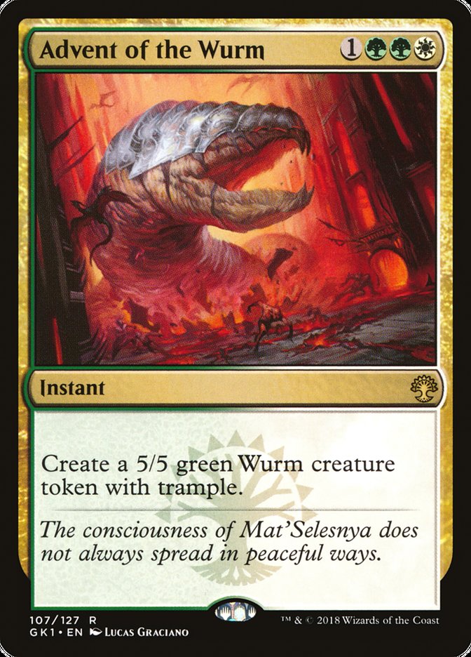 Advent of the Wurm [Guilds of Ravnica Guild Kit] | The CG Realm