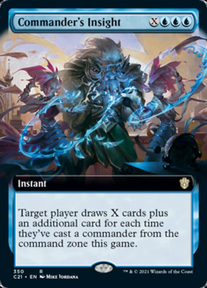 Commander's Insight (Extended Art) [Commander 2021] | The CG Realm