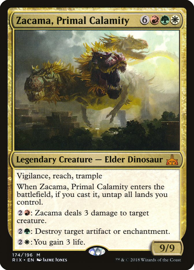 Zacama, Primal Calamity [Rivals of Ixalan] | The CG Realm