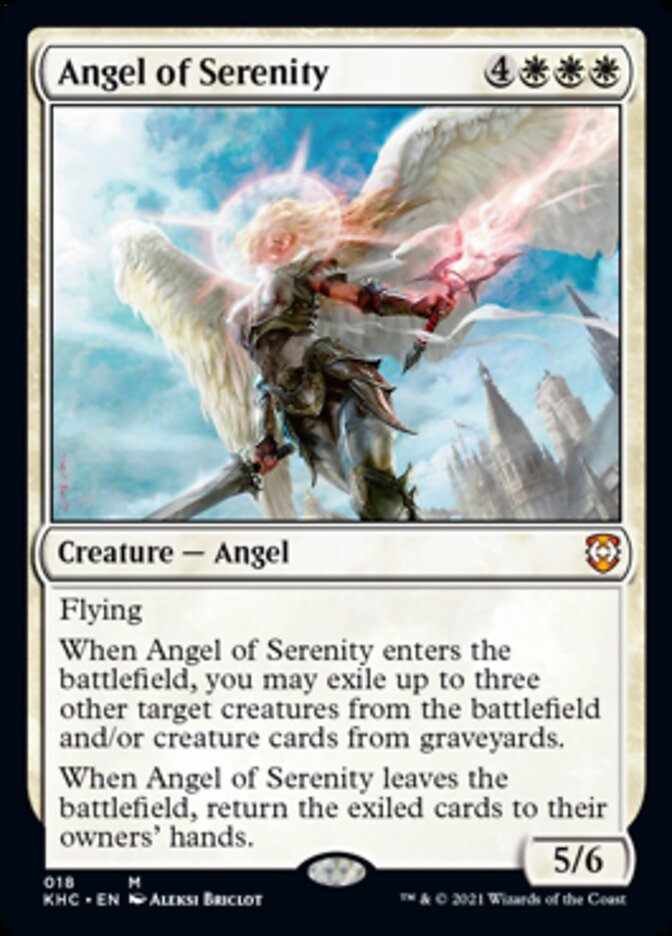 Angel of Serenity [Kaldheim Commander] | The CG Realm