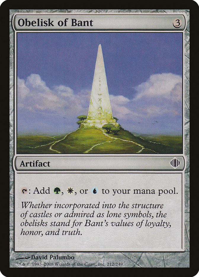 Obelisk of Bant [Shards of Alara] | The CG Realm