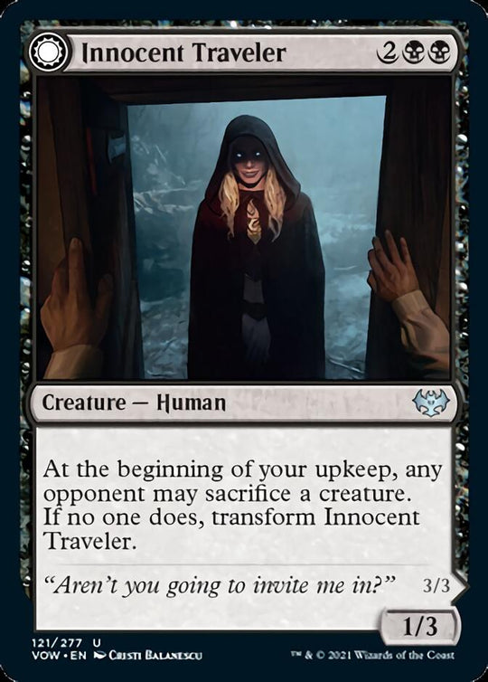 Innocent Traveler (VOW-121) - Innistrad: Crimson Vow: (Double Faced Transform)