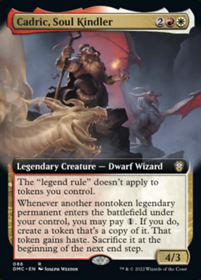 Cadric, Soul Kindler (Extended Art) [Dominaria United Commander] | The CG Realm