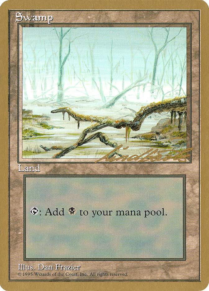 Swamp (ll372) (Leon Lindback) [Pro Tour Collector Set] | The CG Realm