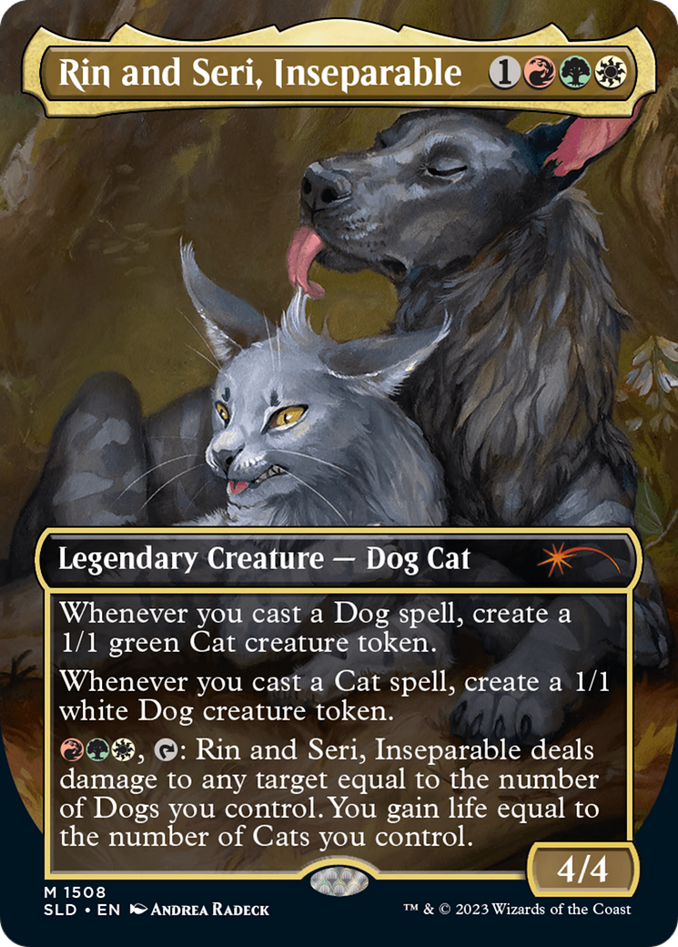 Rin and Seri, Inseparable (1508) // Rin and Seri, Inseparable [Secret Lair Commander Deck: Raining Cats and Dogs] | The CG Realm