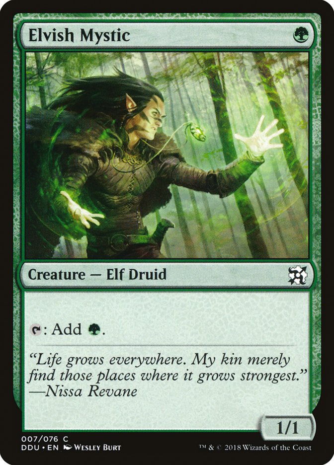 Elvish Mystic [Duel Decks: Elves vs. Inventors] | The CG Realm