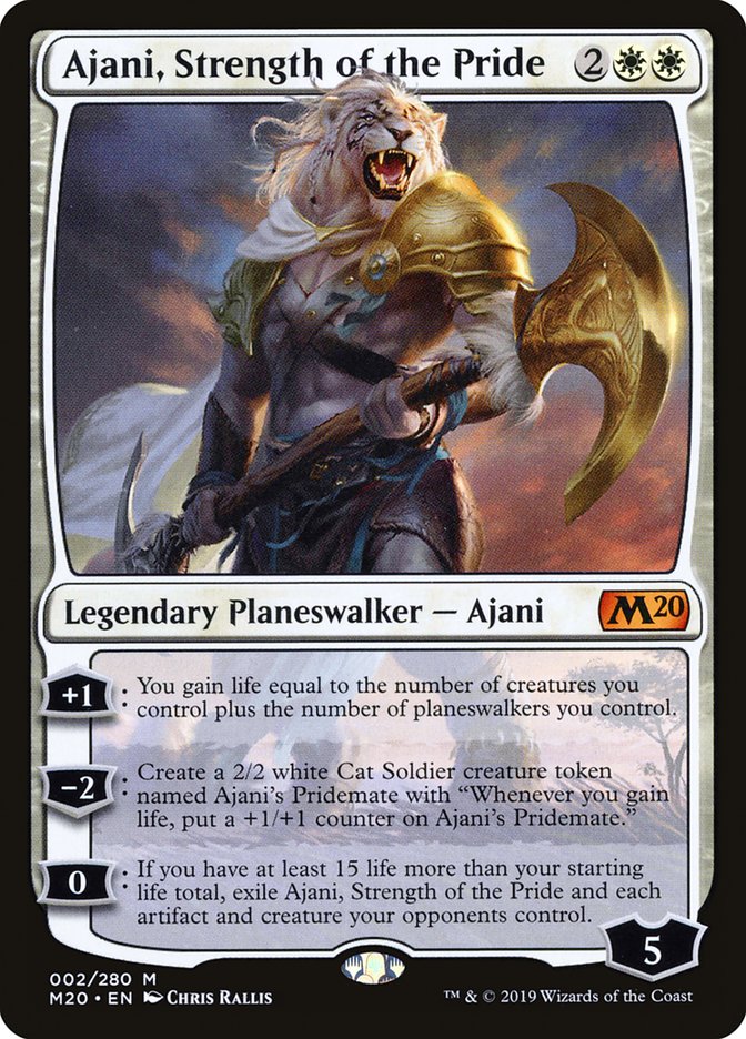 Ajani, Strength of the Pride [Core Set 2020] | The CG Realm