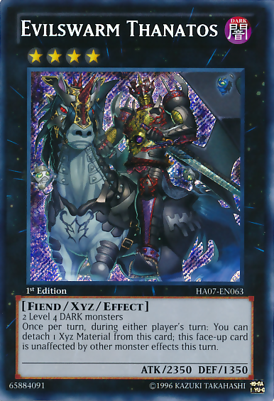 Evilswarm Thanatos [HA07-EN063] Secret Rare | The CG Realm