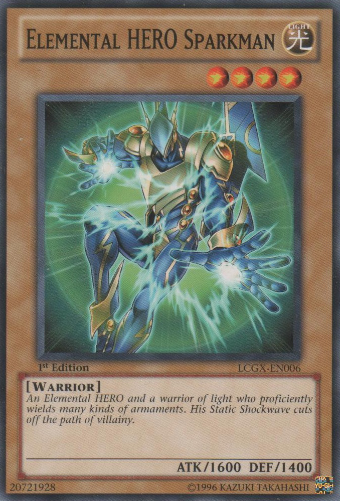 Elemental HERO Sparkman [LCGX-EN006] Common | The CG Realm