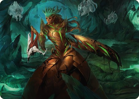 Glissa Sunslayer Art Card [Phyrexia: All Will Be One Art Series] | The CG Realm