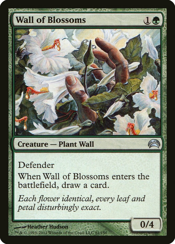 Wall of Blossoms [Planechase 2012] | The CG Realm