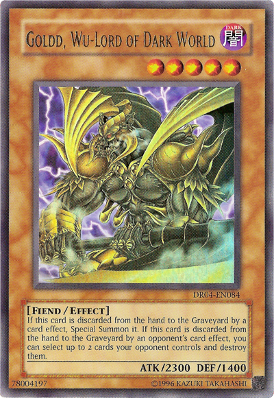 Goldd, Wu-Lord of Dark World [DR04-EN084] Ultra Rare | The CG Realm