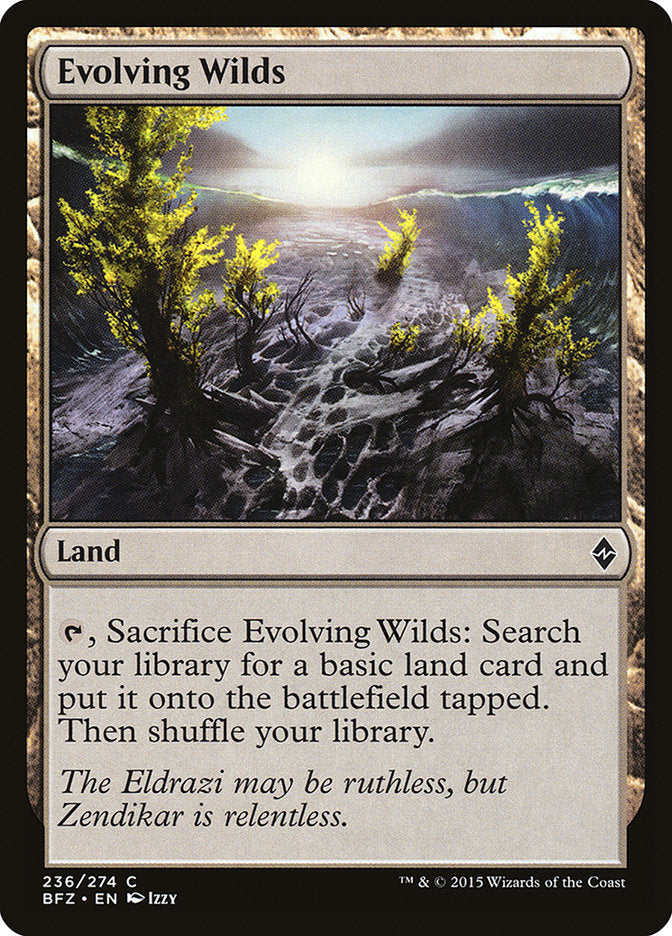 Evolving Wilds [Battle for Zendikar] | The CG Realm