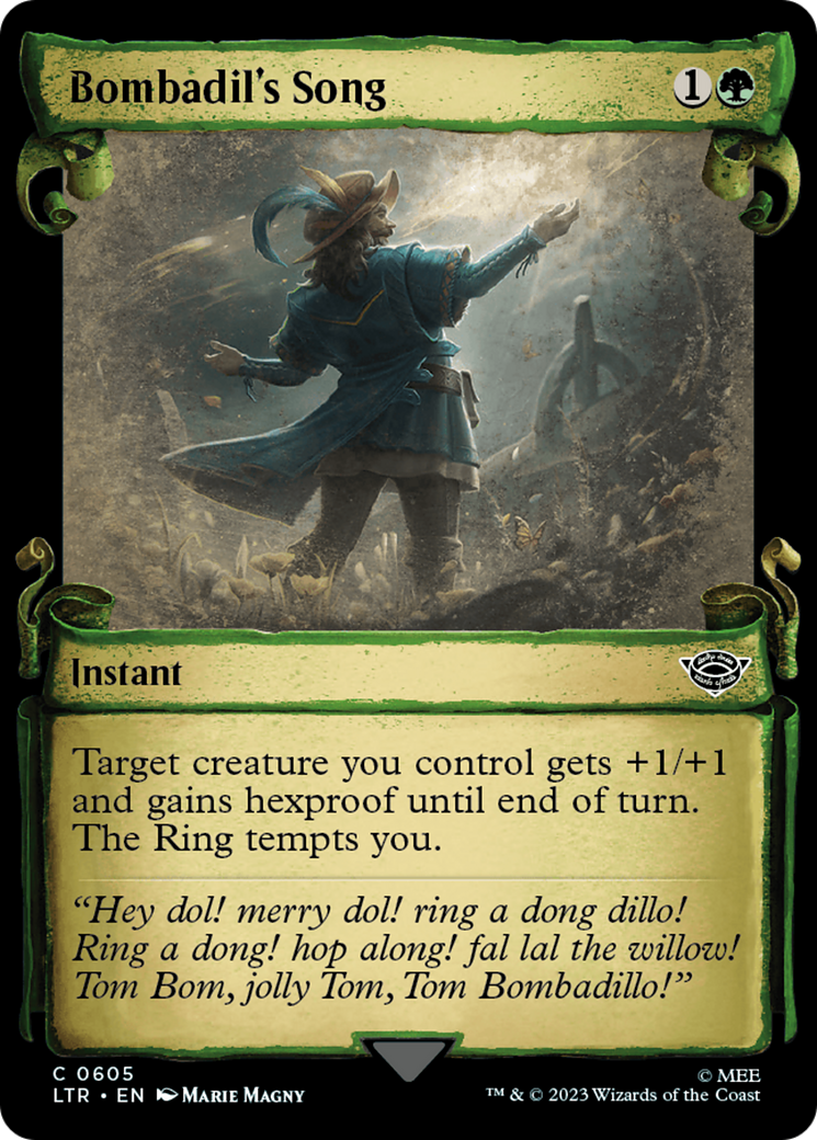 Bombadil's Song [The Lord of the Rings: Tales of Middle-Earth Showcase Scrolls] | The CG Realm