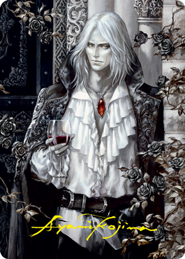 Sorin the Mirthless 2 Art Card (Gold-Stamped Signature) [Innistrad: Crimson Vow Art Series] | The CG Realm