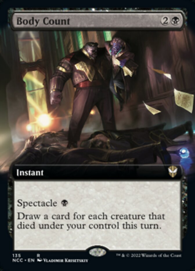 Body Count (Extended Art) [Streets of New Capenna Commander] | The CG Realm