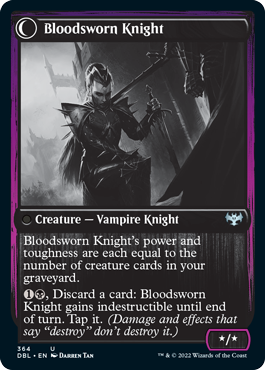 Bloodsworn Squire (DBL-364) - Innistrad: Double Feature: (Double Faced Transform)