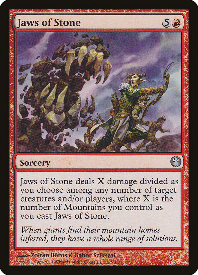Jaws of Stone [Duel Decks: Knights vs. Dragons] | The CG Realm