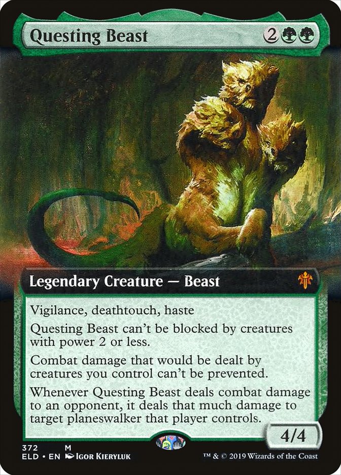 Questing Beast (Extended Art) [Throne of Eldraine] | The CG Realm