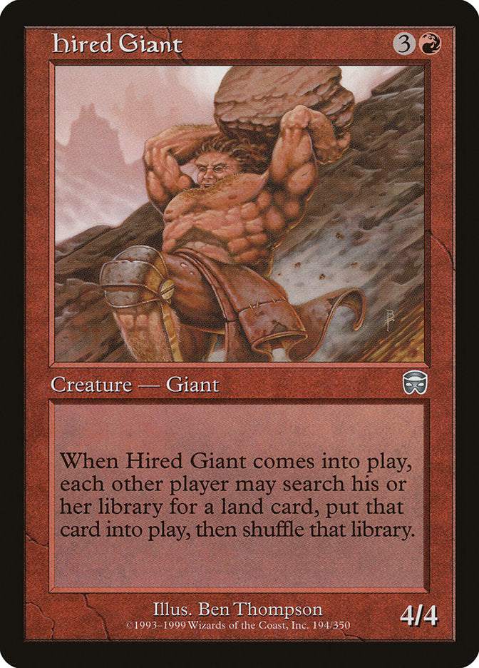 Hired Giant [Mercadian Masques] | The CG Realm
