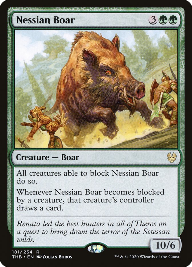Nessian Boar [Theros Beyond Death] | The CG Realm