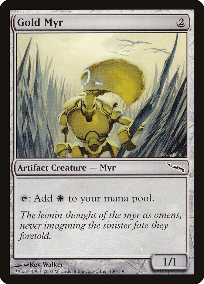 Gold Myr [Mirrodin] | The CG Realm