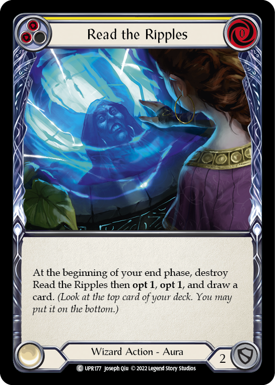 Read the Ripples (Yellow) [UPR177] (Uprising)  Rainbow Foil | The CG Realm