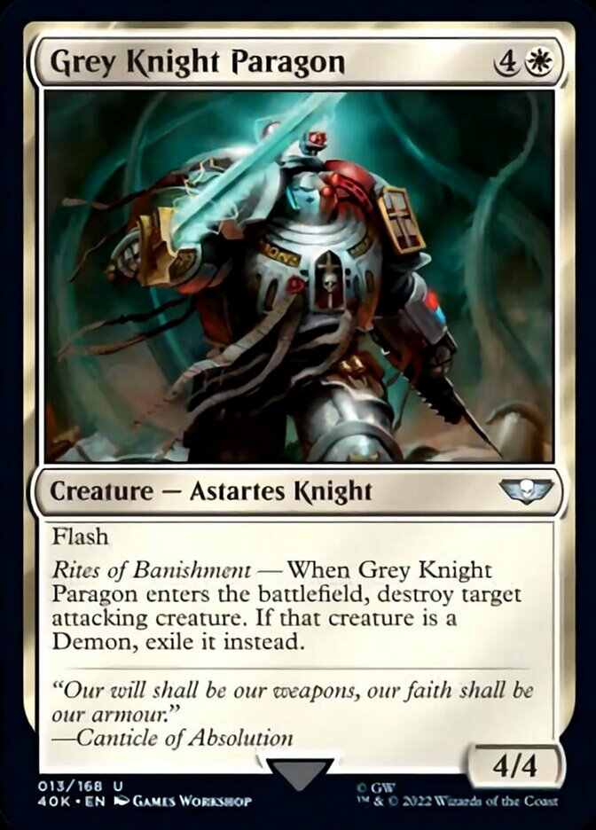 Grey Knight Paragon (Surge Foil) [Warhammer 40,000] | The CG Realm